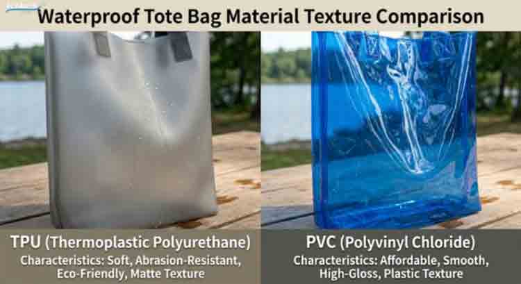 Tas Ransel Tahan Air TPU vs PVC Yang Bahannya Tahan Lama