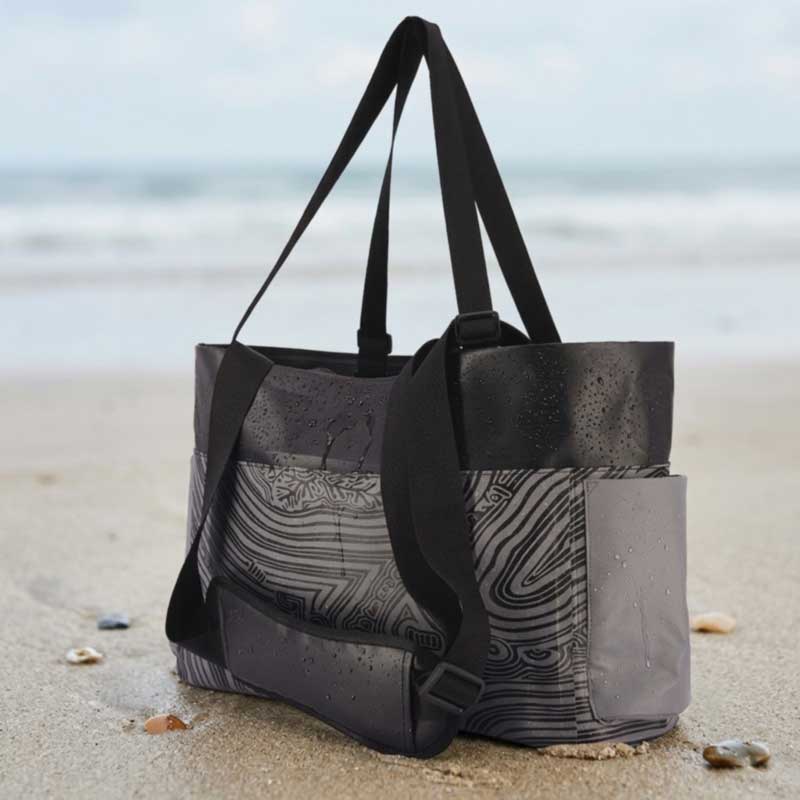Tas Tote Tahan Air Dilas — PVC/TPU, MOQ 200 | Pabrik CN & VN